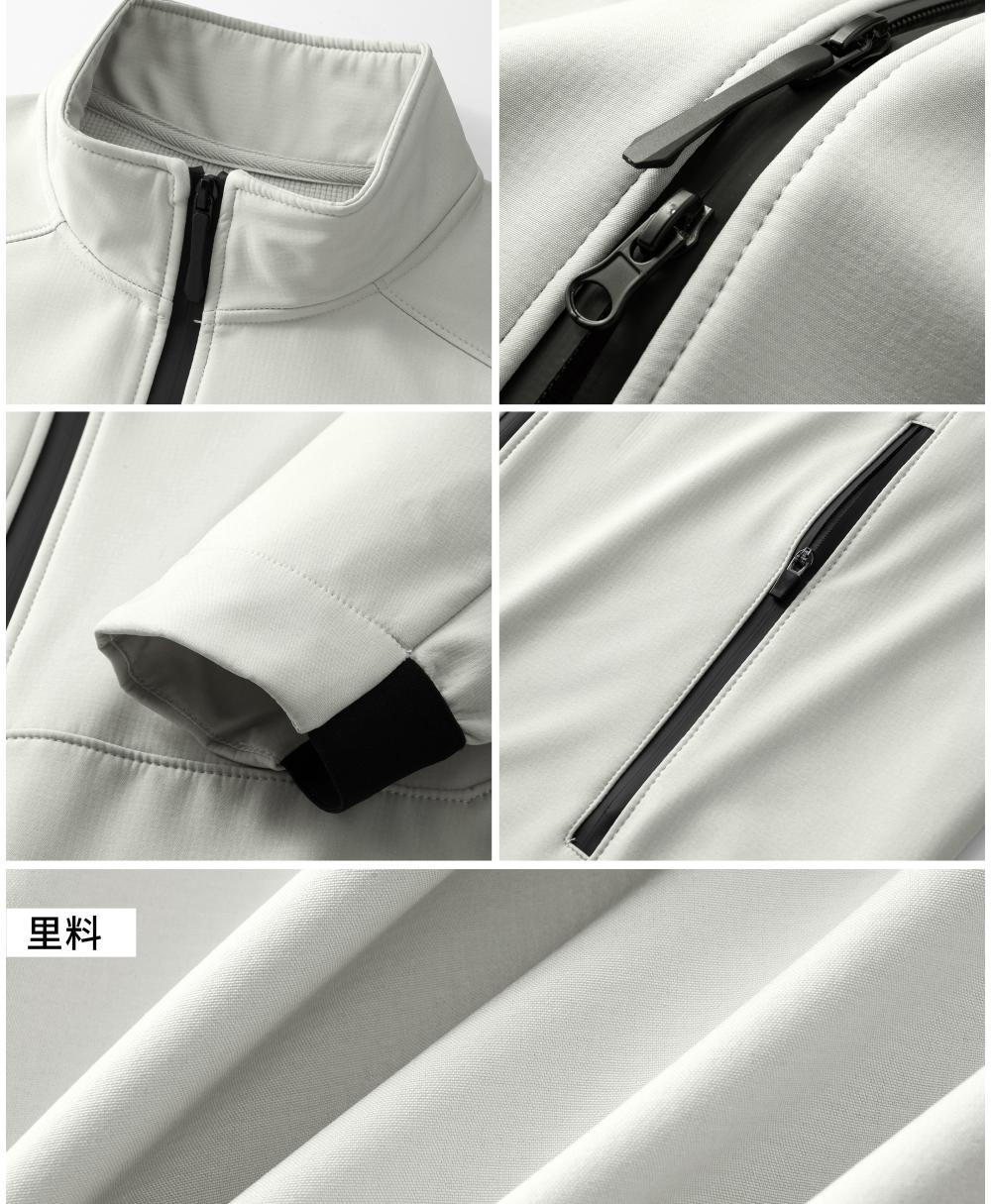 【秋冬2025】SYK-B6502#加绒立拉 软壳衣 卫衣 细节展示 启虎