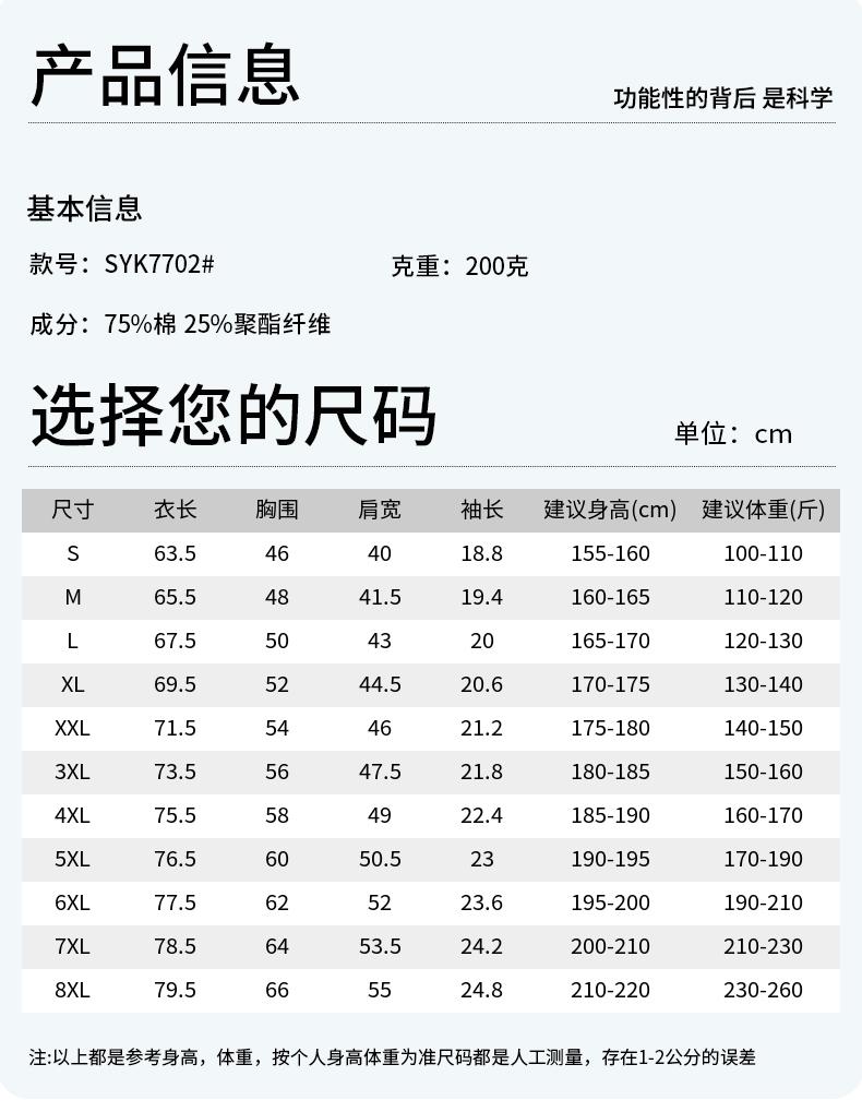 【2026春夏】SYK7702#200克/40支 凉感百酷丝 纯色 二级领 短袖POLO Polo 衫定制 细节展示 第2张