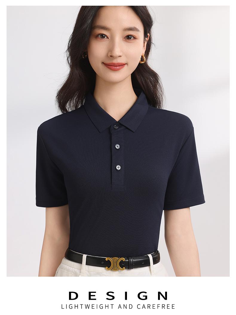 【2026春夏】K958801#200克 菠萝格 纯色翻领POLO Polo衫 细节展示 paidai