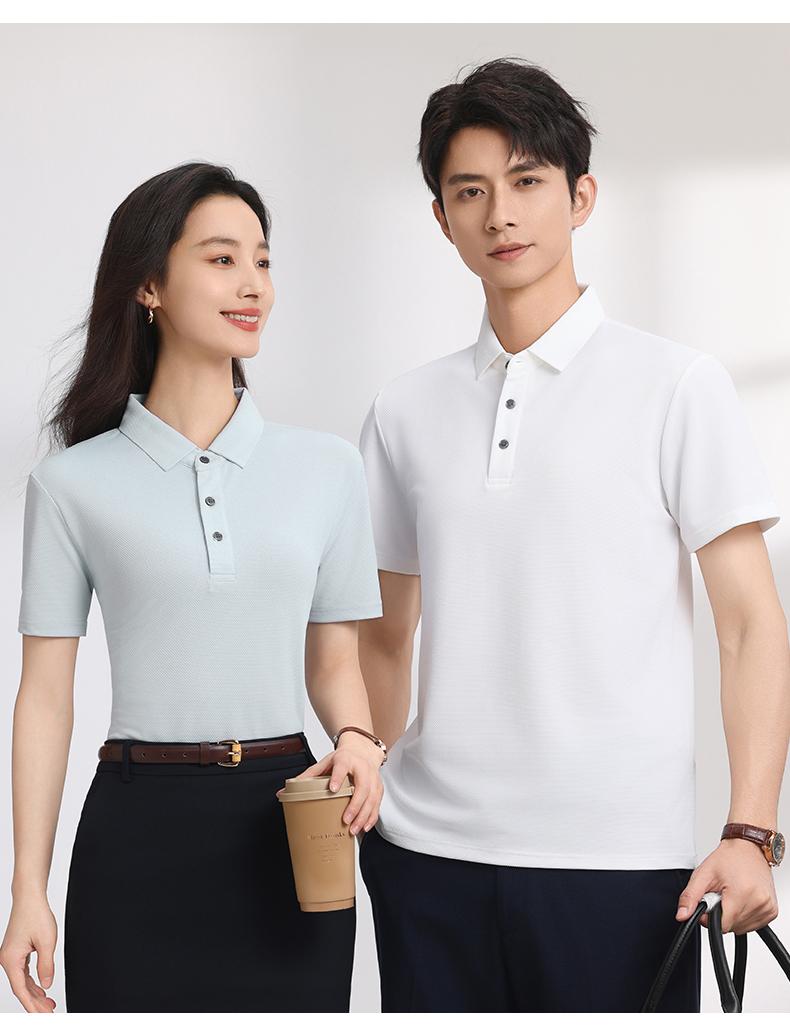 【2026春夏】K958801#200克 菠萝格 纯色翻领POLO Polo衫 细节展示 paidai