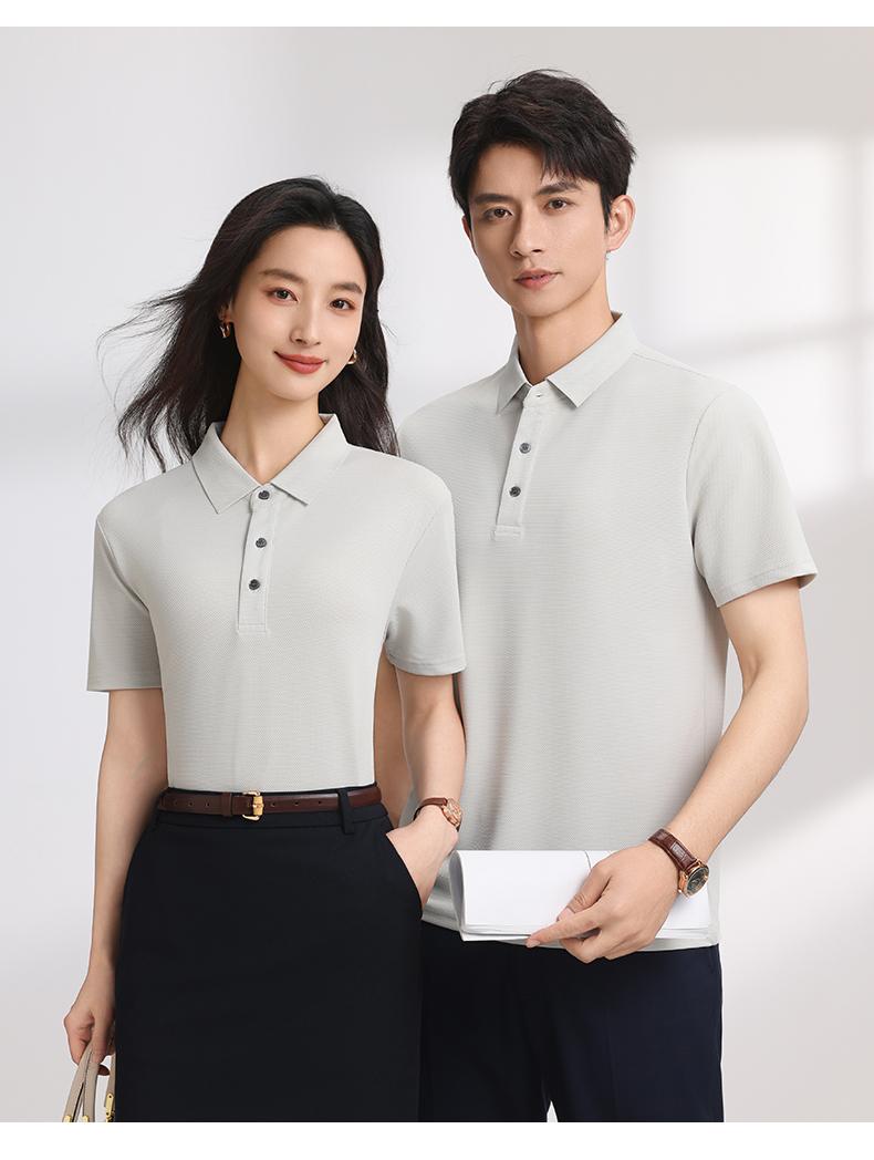 【2026春夏】K958801#200克 菠萝格 纯色翻领POLO Polo衫 细节展示 paidai