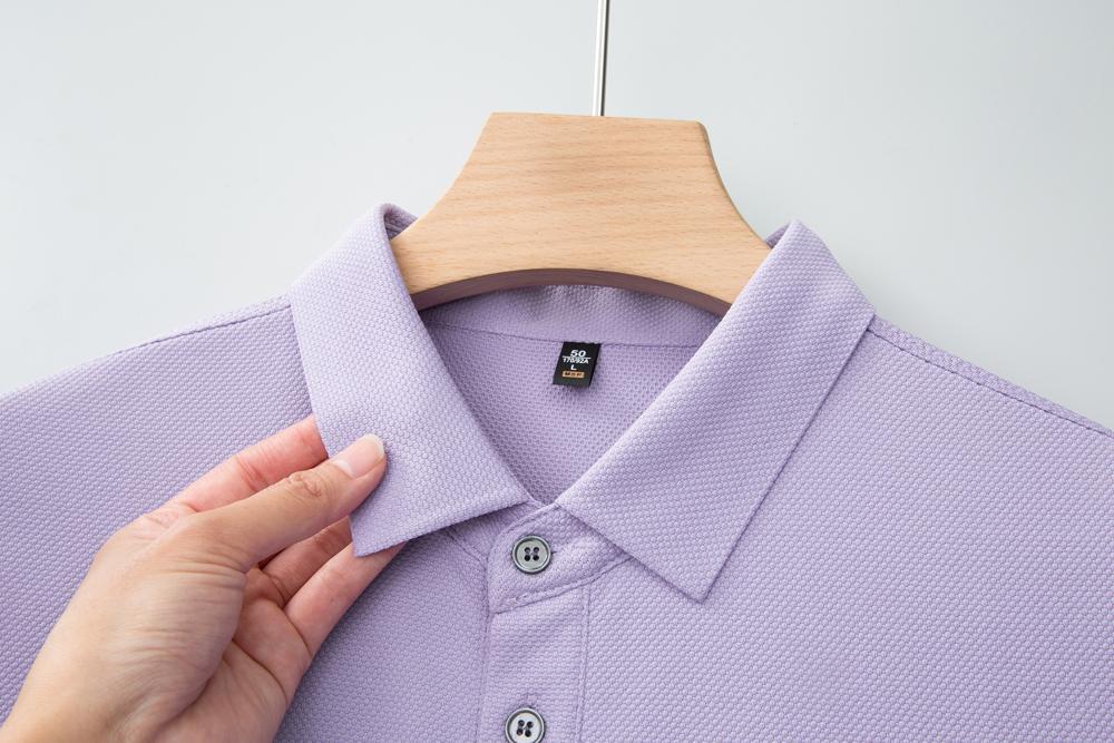 【2026春夏】K958801#200克 菠萝格 纯色翻领POLO Polo衫 细节展示 paidai