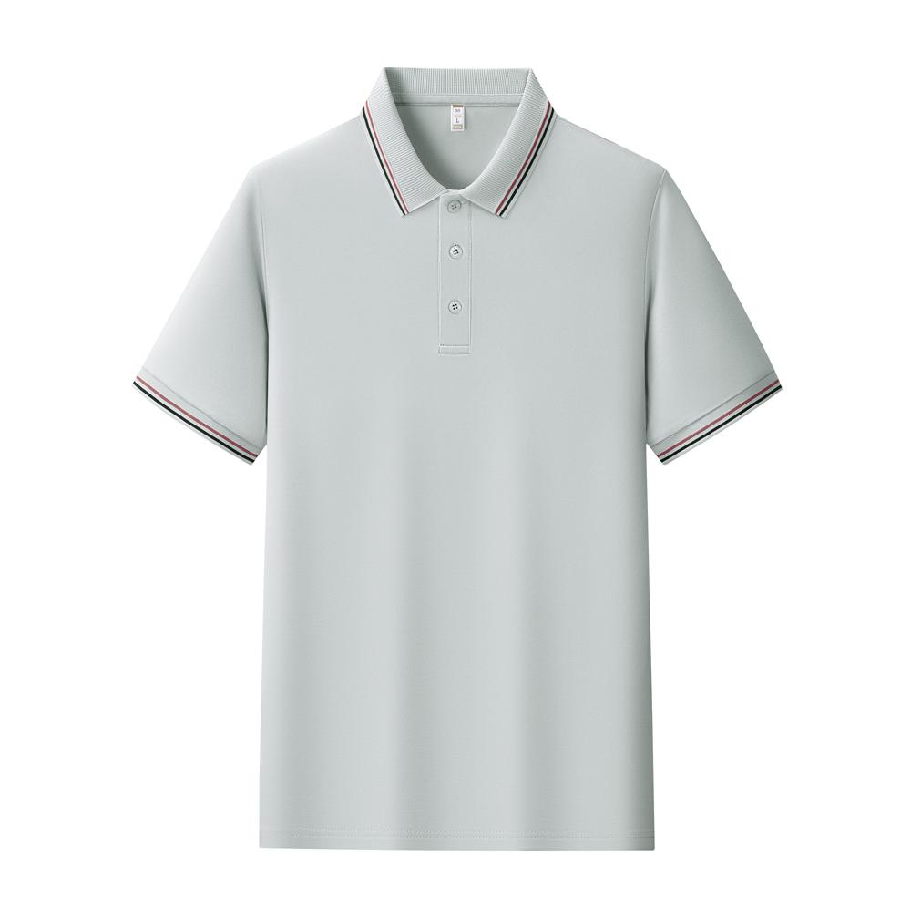 【2026春夏】K958839#200克 赛络纺 间色翻领POLO Polo衫 细节展示 paidai