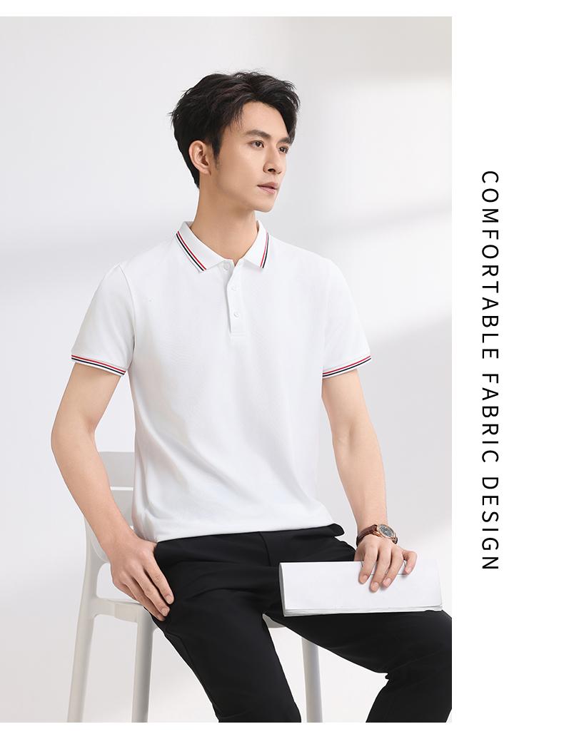 【2026春夏】K958839#200克 赛络纺 间色翻领POLO Polo衫 细节展示 paidai