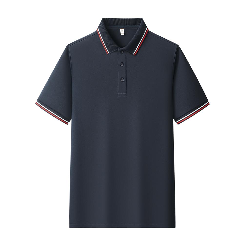 【2026春夏】K958839#200克 赛络纺 间色翻领POLO Polo衫 细节展示 paidai