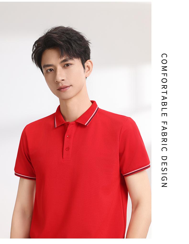 【2026春夏】K958839#200克 赛络纺 间色翻领POLO Polo衫 细节展示 paidai