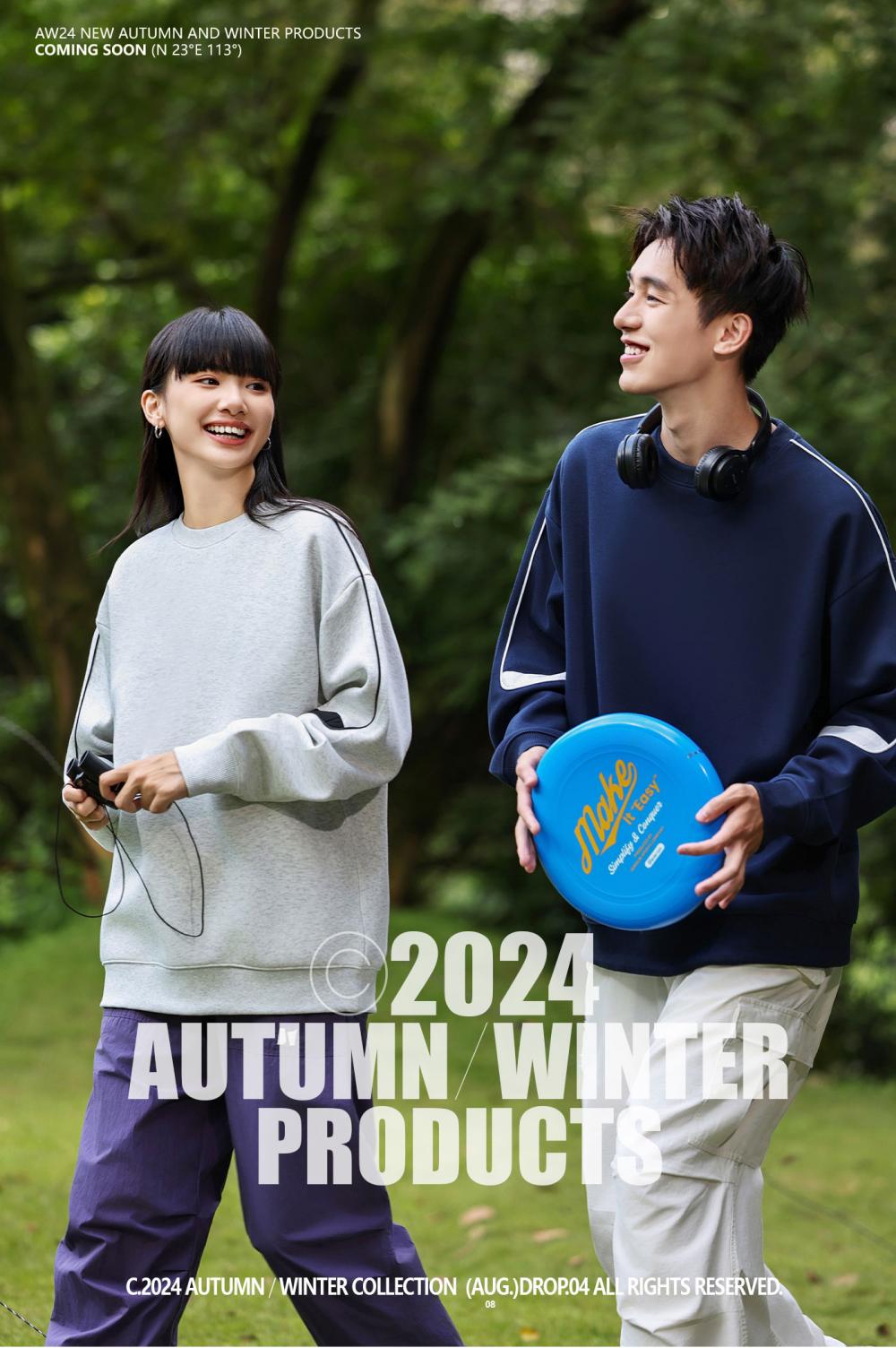 K015012#380克 复古潮棉 拼接落肩套头圆领 卫衣定制 细节展示 第1张