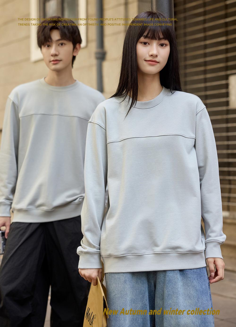 K019882# 380克 毛圈未来同款套头圆领 卫衣 细节展示 启虎