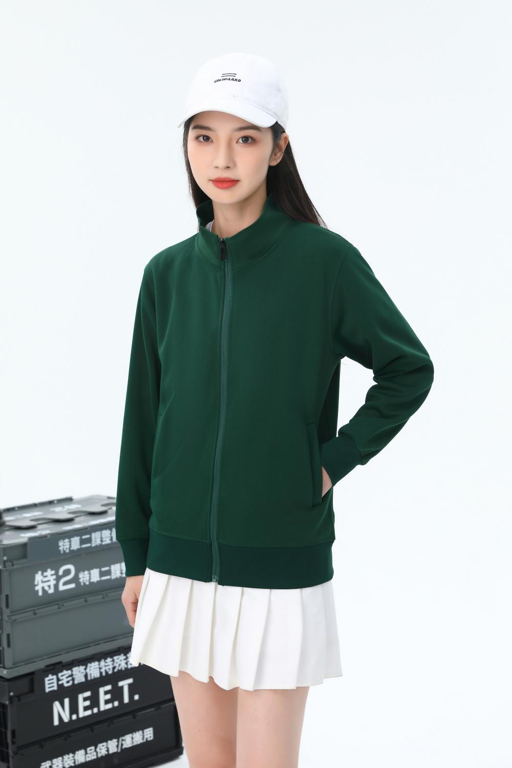 K952222#310克 健康布纯色立领拉链卫衣【秋冬 2023】 卫衣 细节展示 启虎