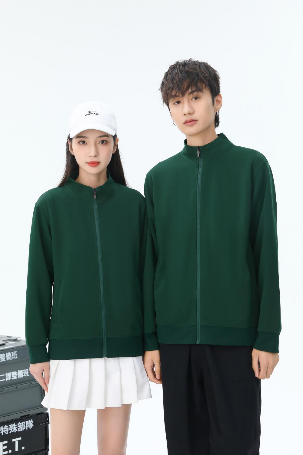 K952222#310克 健康布纯色立领拉链卫衣【秋冬 2023】 卫衣 细节展示 启虎