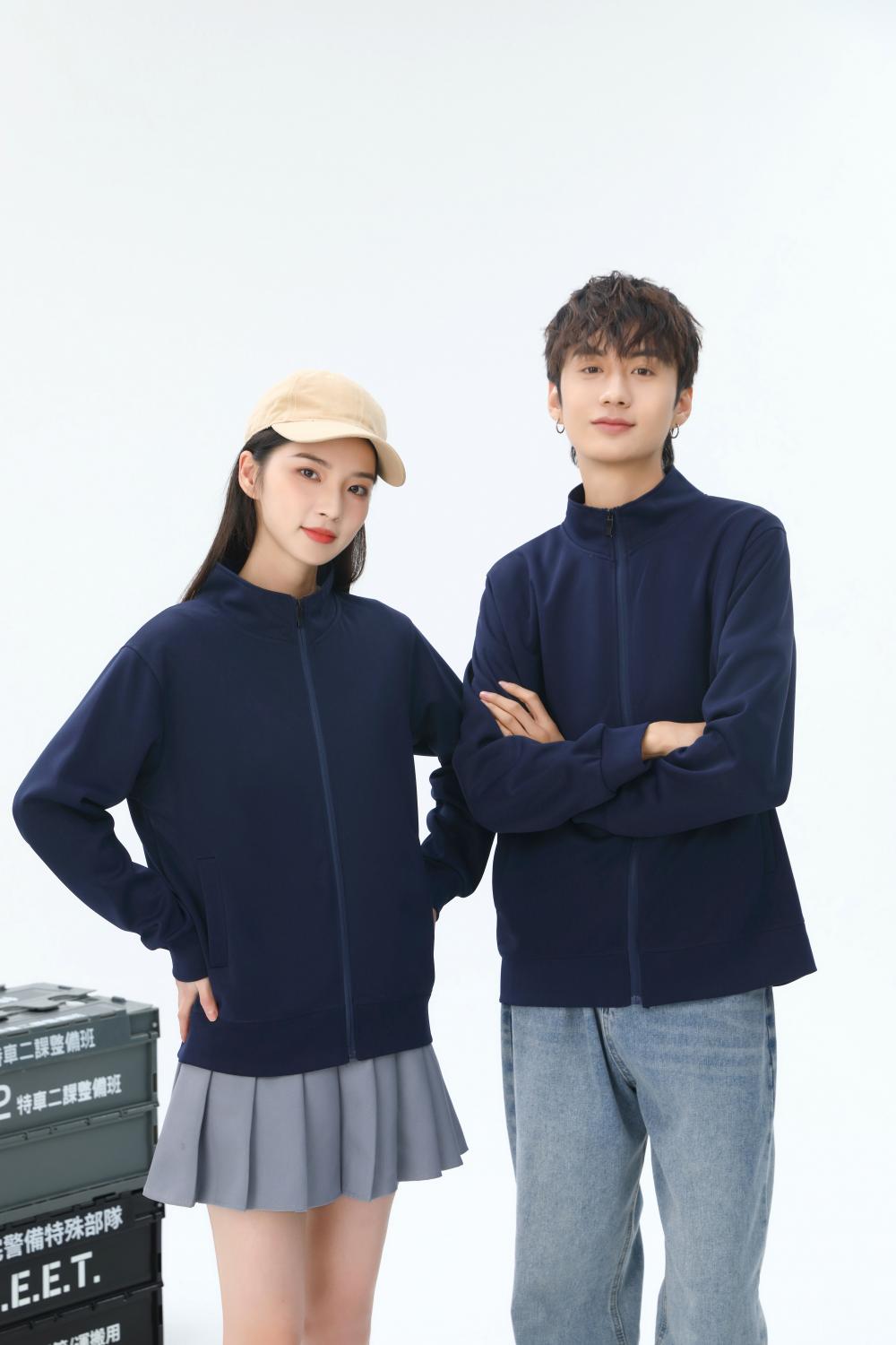 K952222#310克 健康布纯色立领拉链卫衣【秋冬 2023】 卫衣 细节展示 启虎