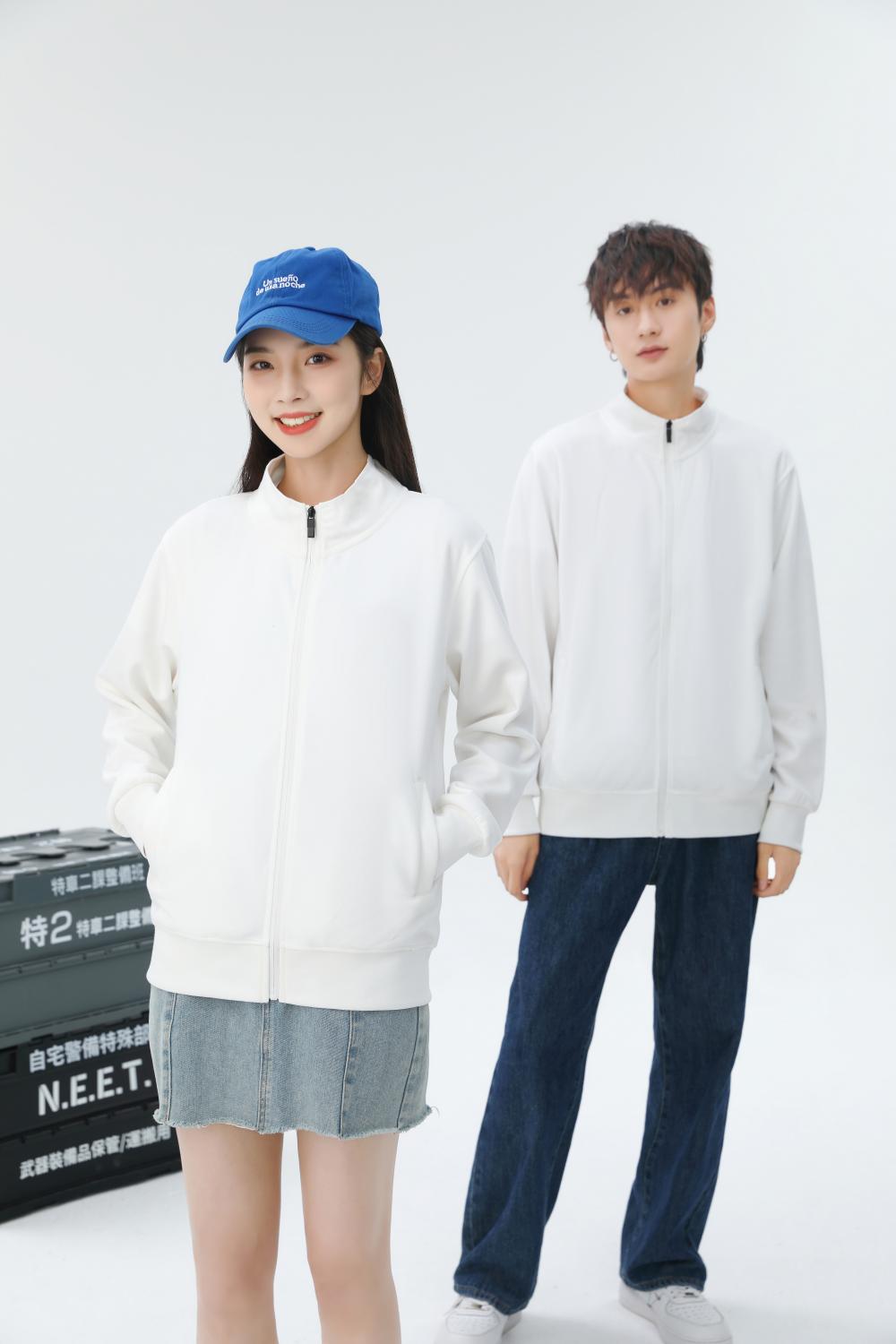 K952222#310克 健康布纯色立领拉链卫衣【秋冬 2023】 卫衣 细节展示 启虎