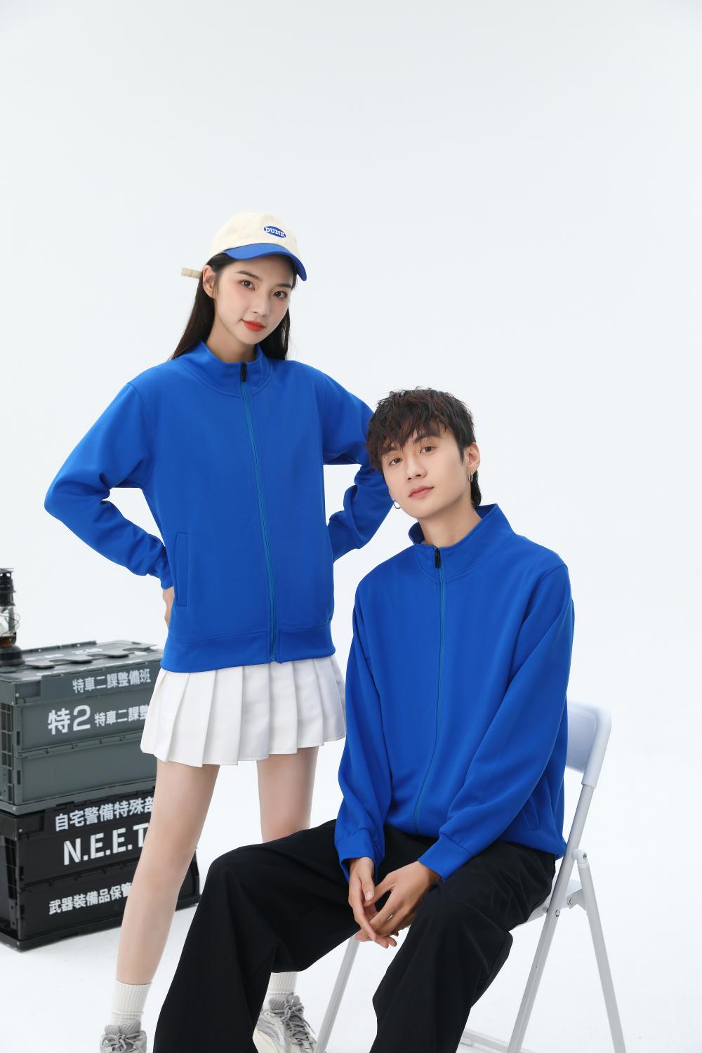 K952222#310克 健康布纯色立领拉链卫衣【秋冬 2023】 卫衣 细节展示 启虎