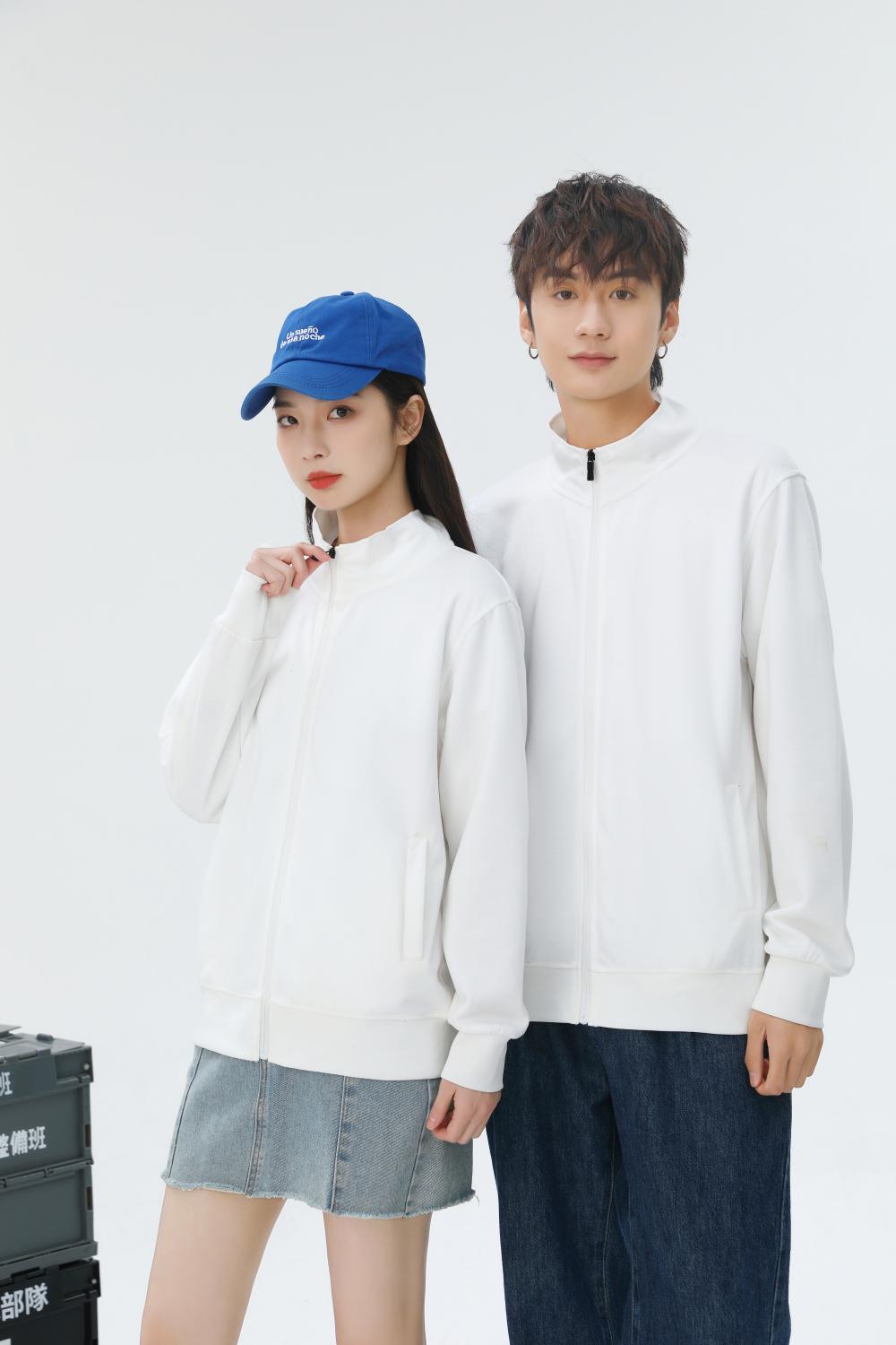 K952222#310克 健康布纯色立领拉链卫衣【秋冬 2023】 卫衣 细节展示 启虎