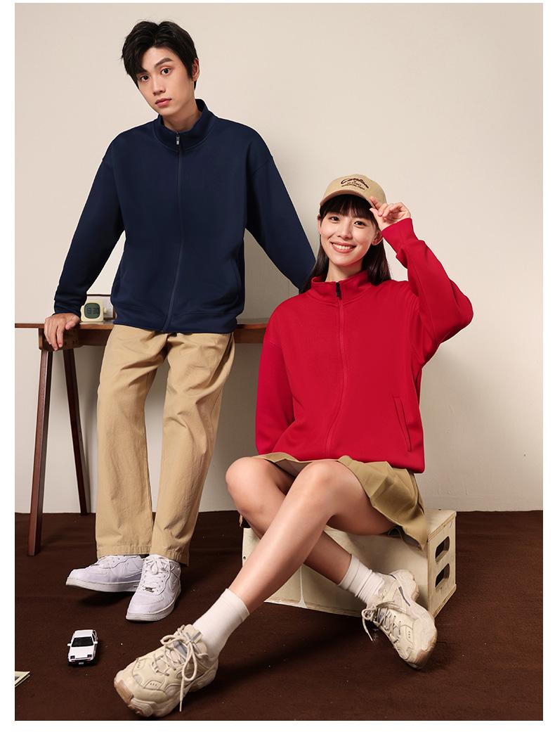K952812#430克 厚款&华棉立领拉链卫衣【秋冬 2023】 卫衣 细节展示 启虎