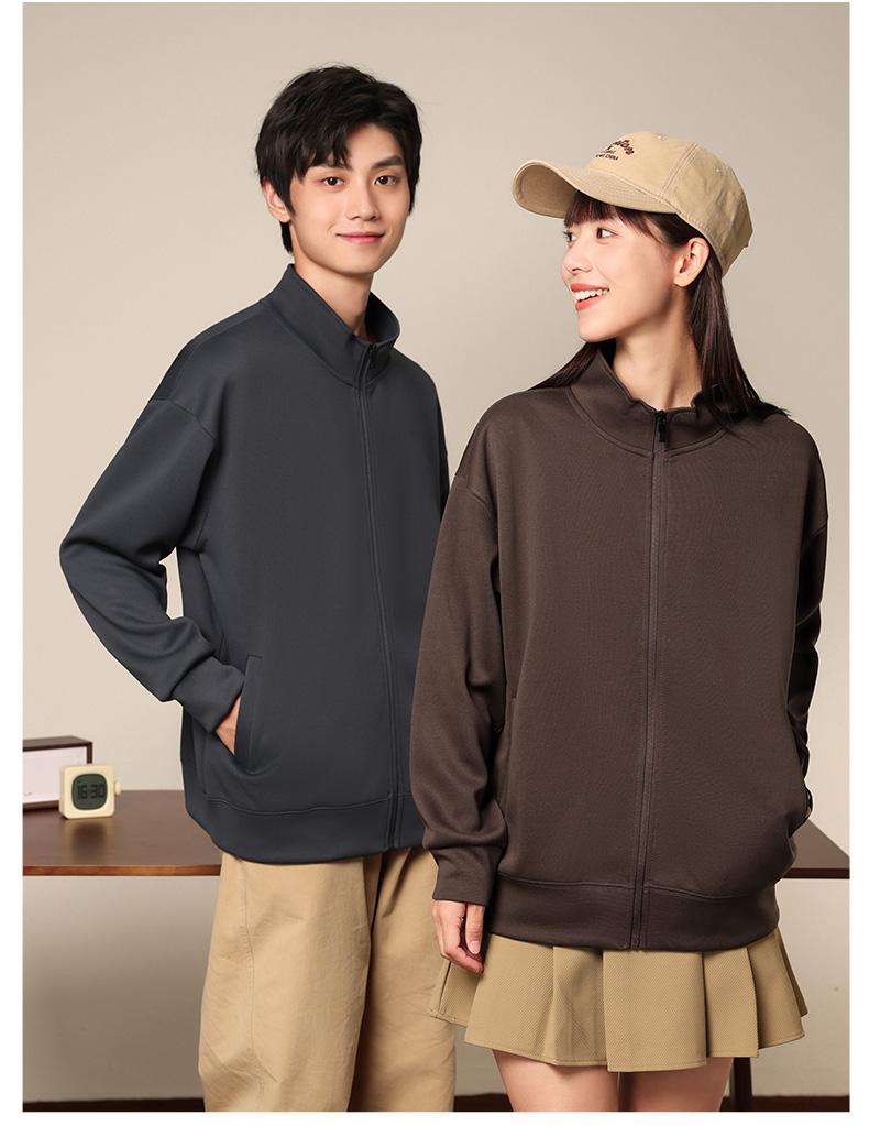 K952812#430克 厚款&华棉立领拉链卫衣【秋冬 2023】 卫衣 细节展示 启虎
