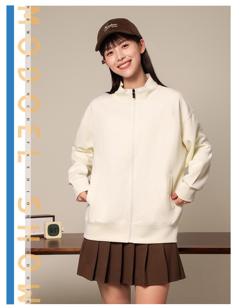 K952812#430克 厚款&华棉立领拉链卫衣【秋冬 2023】 卫衣 细节展示 启虎