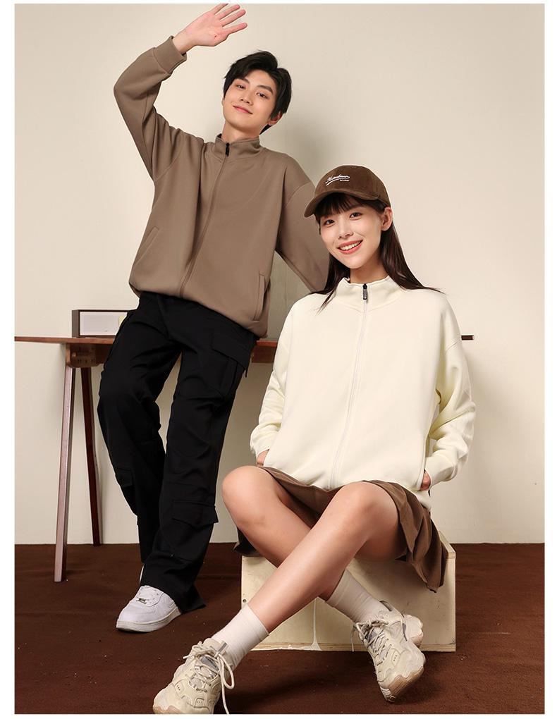 K952812#430克 厚款&华棉立领拉链卫衣【秋冬 2023】 卫衣 细节展示 启虎