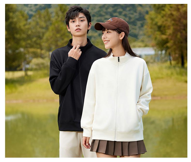 K952812#430克 厚款&华棉立领拉链卫衣【秋冬 2023】 卫衣 细节展示 启虎
