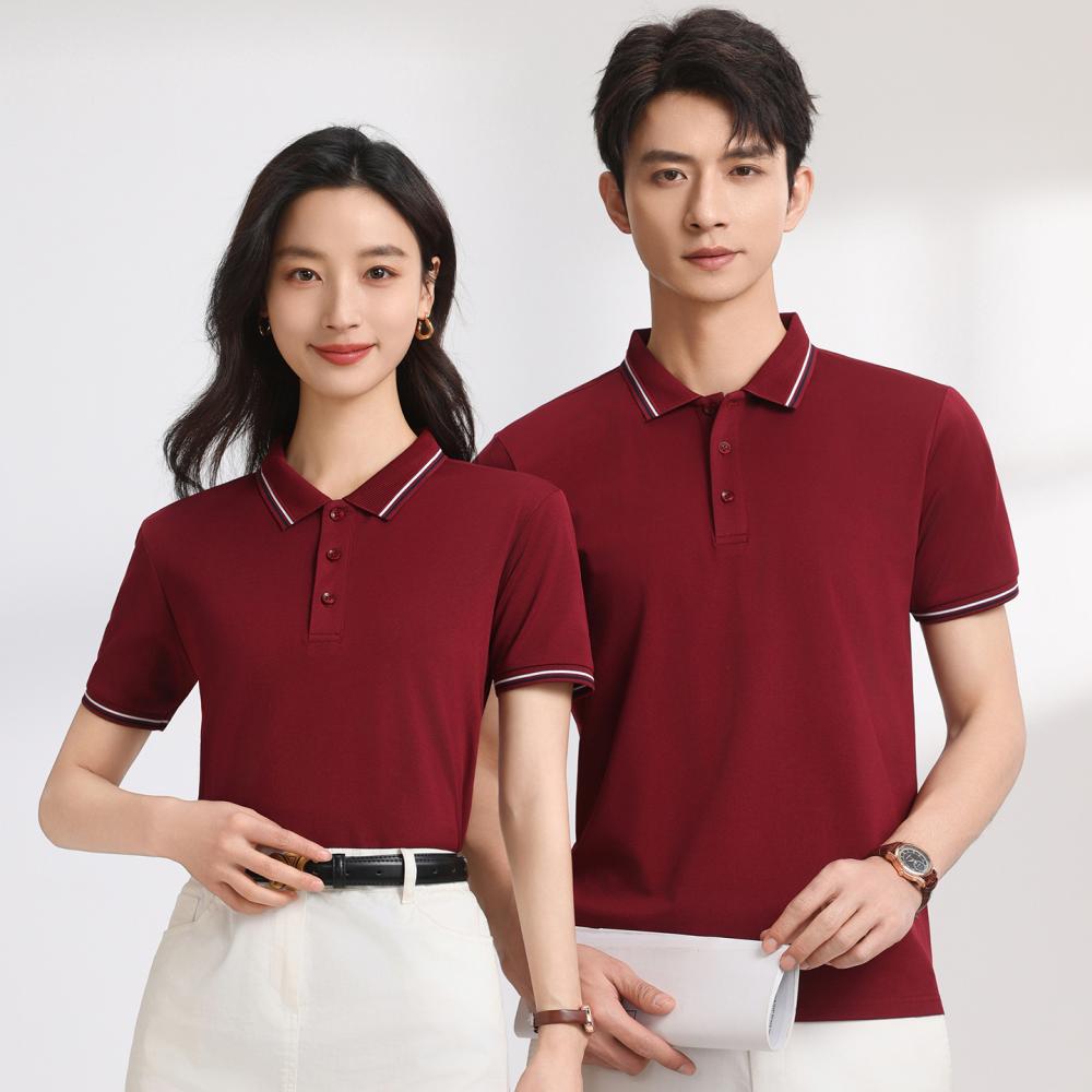 【2026春夏】K958839#200克 赛络纺 间色翻领POLO Polo衫 企业团购定制 paidai