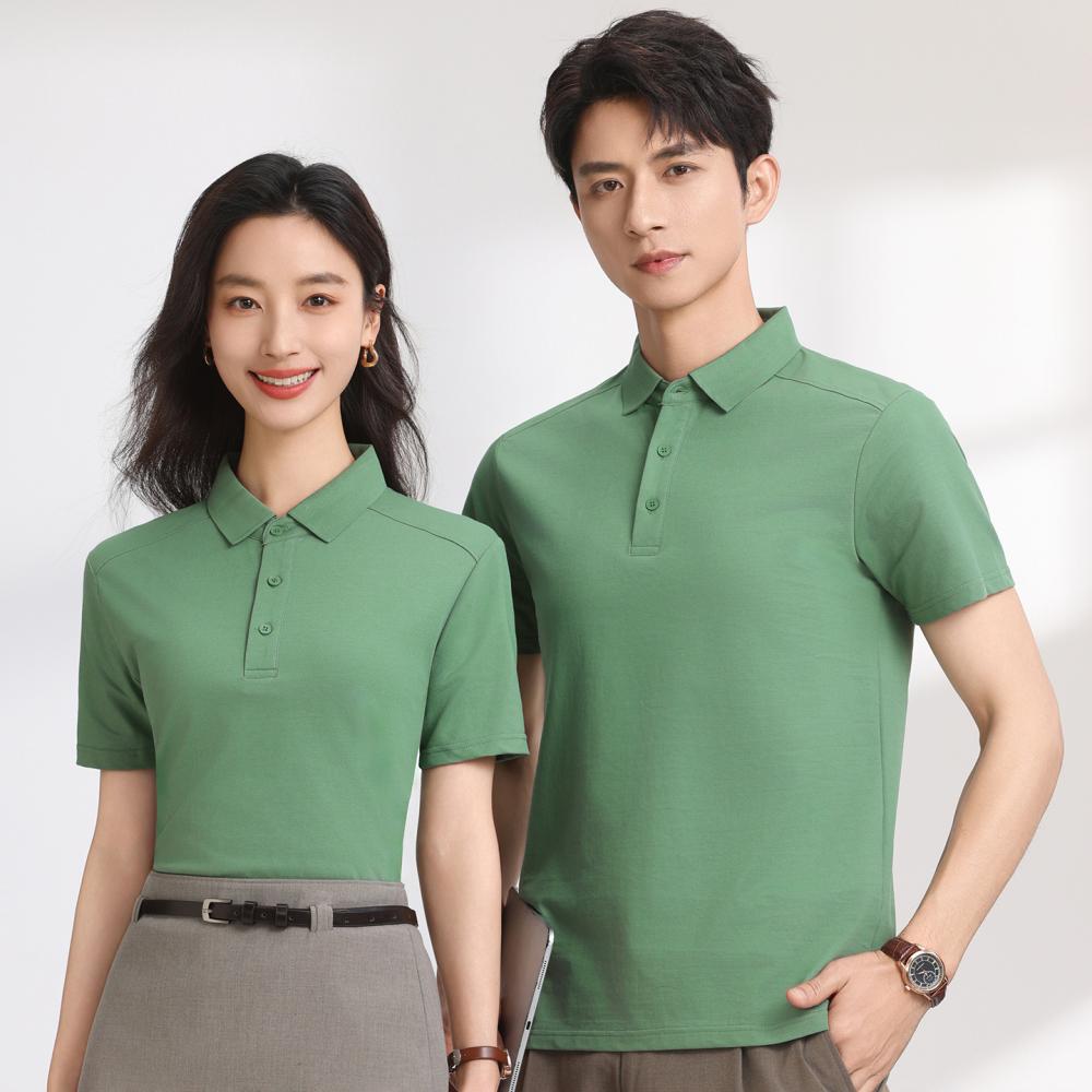 【2026春夏】K958805#200克 长绒棉过肩 纯色翻领POLO Polo衫 企业团购定制 paidai